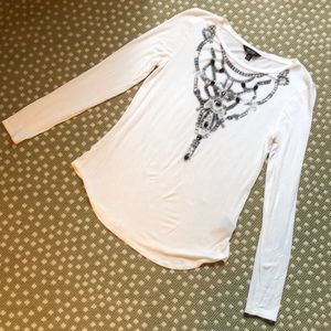 Simply Vera Vera Wang Long Sleeve T Size XS